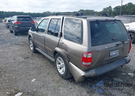 2002 Nissan Pathfinder Le из США, поврежденный, VIN JN8DR09X32W661789